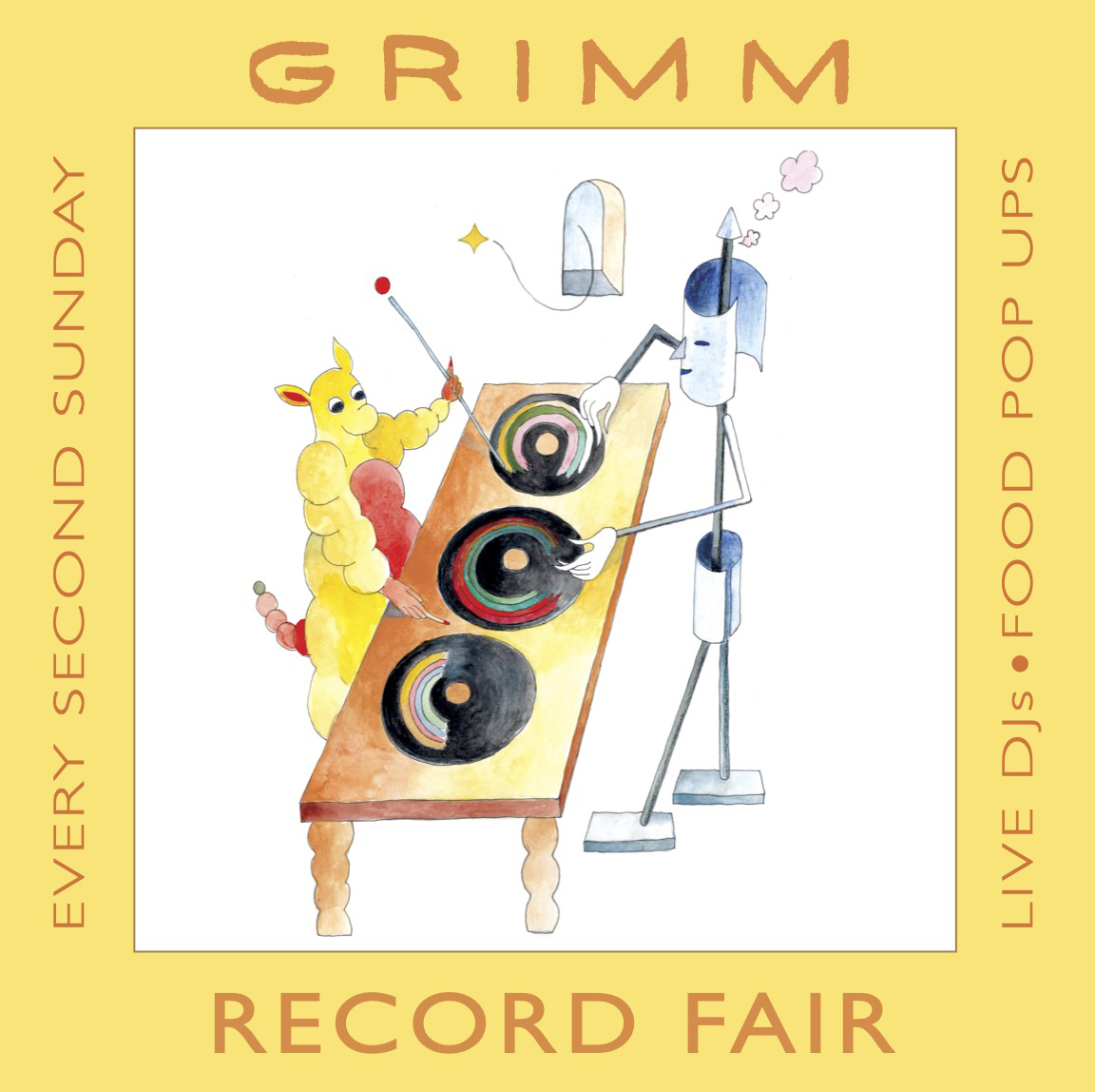 1-7pm | Grimm Record Fair