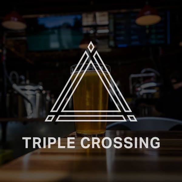 triple crossing label art