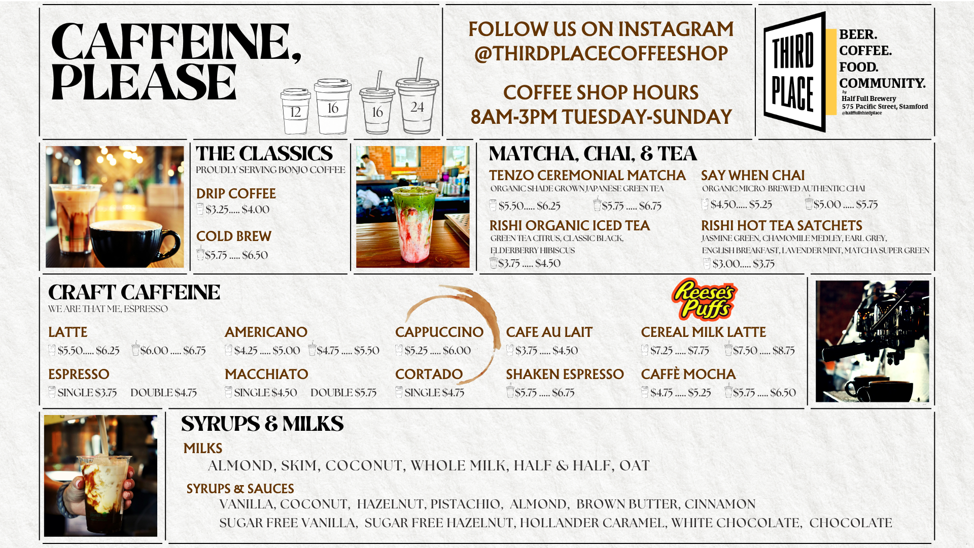 COFFEE MENU 7.10.26