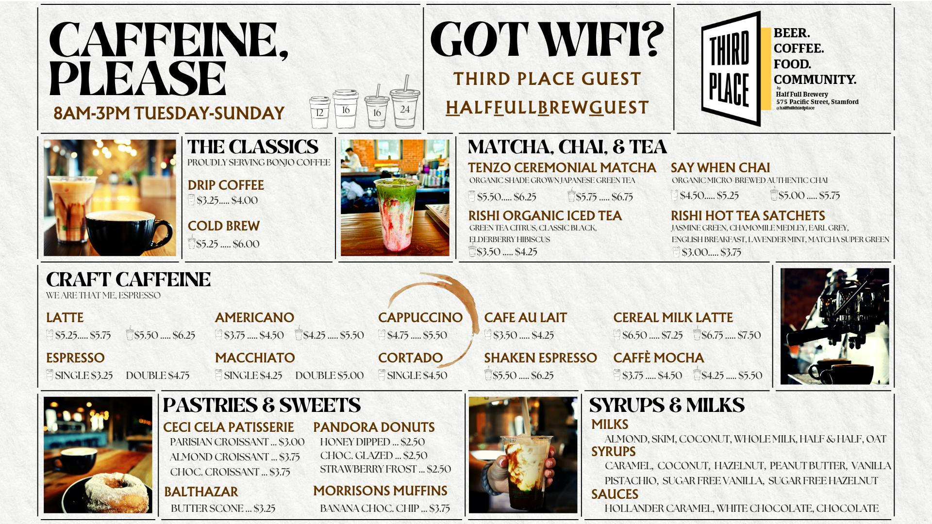 COFFEE MENU 7.9.25