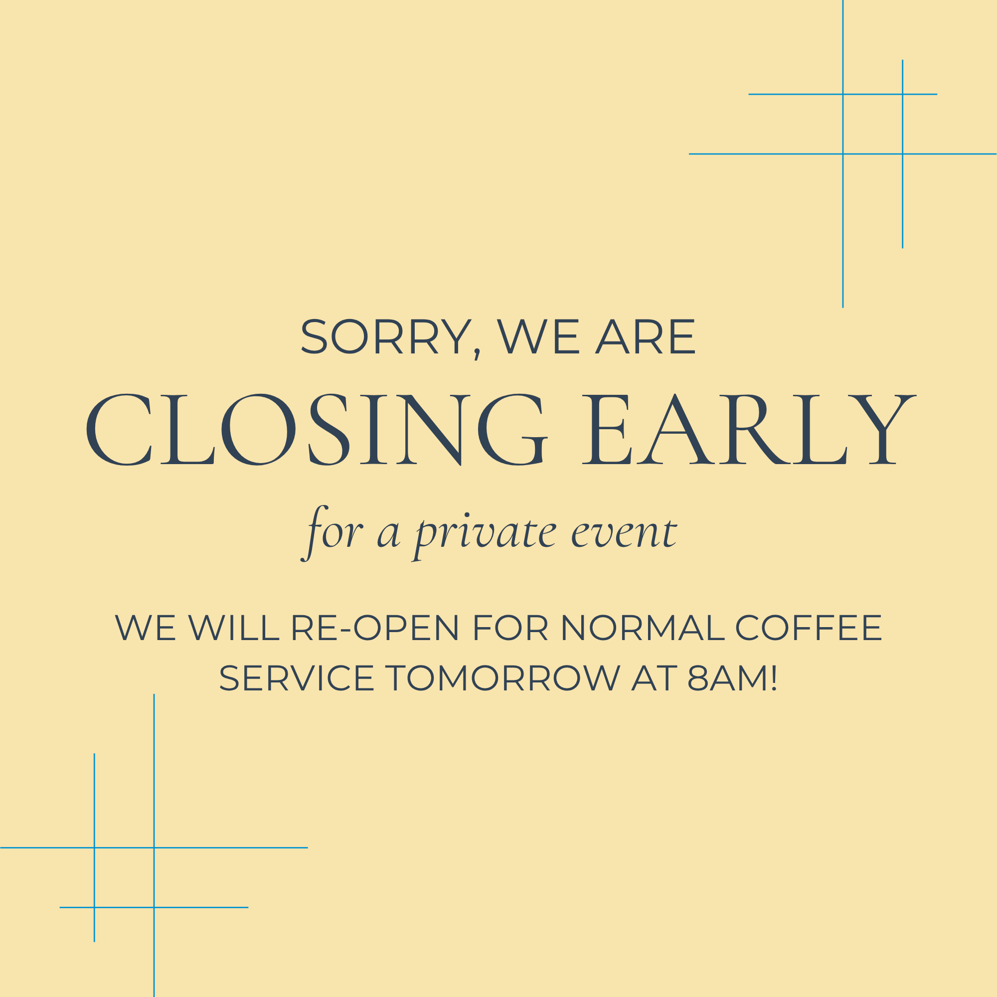Early Closure-HFB Website