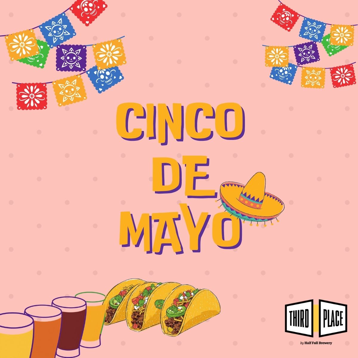 Feliz Cinco de Mayo - Post de Instagram (Vertical)