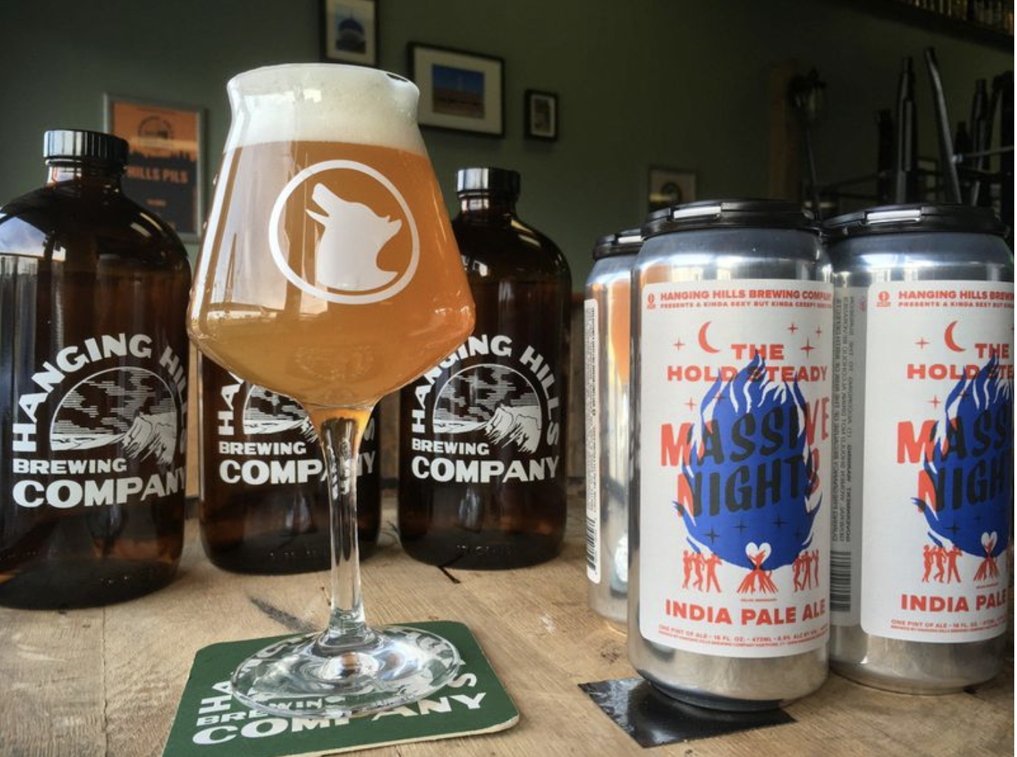 Collaboration with the rock band The Hold Steady is covered by the Courant