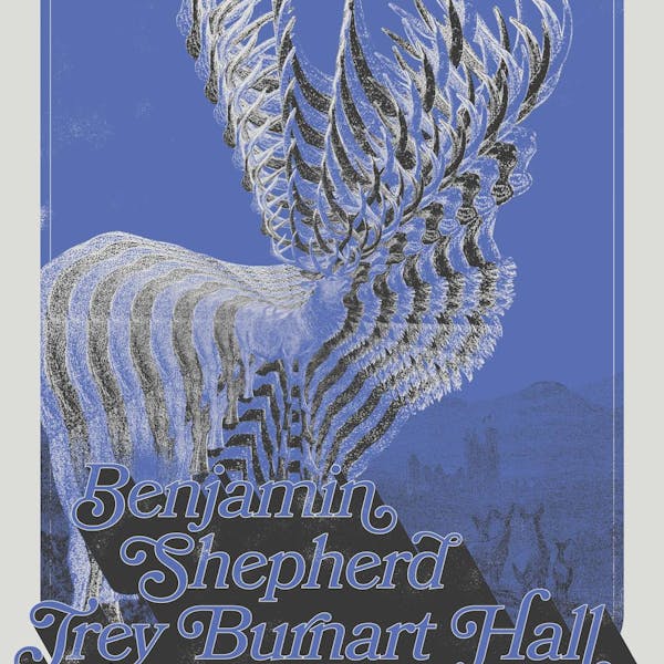 benjamin shepher, trey burhart hall, age s concert poster