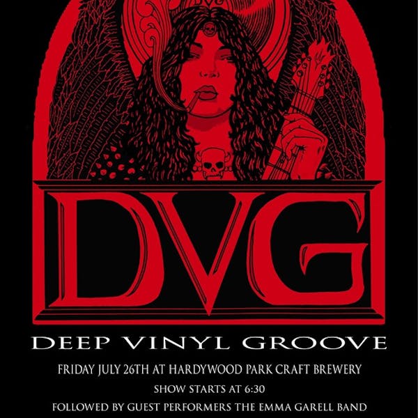 deep vinyl groove concert cd release party poster