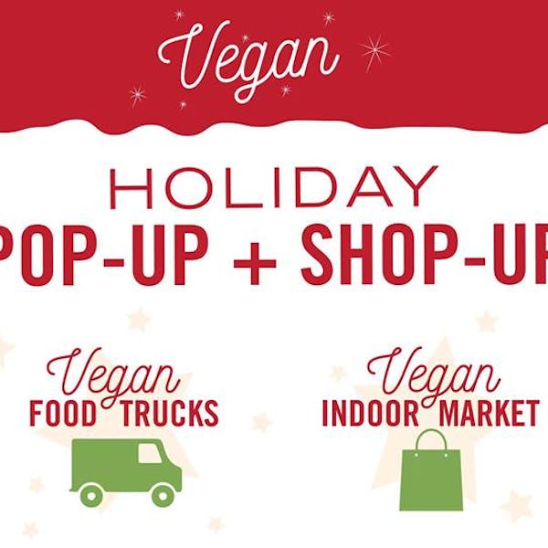 holiday vegan pop up shop up