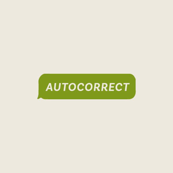 Image or graphic for Autocorrect