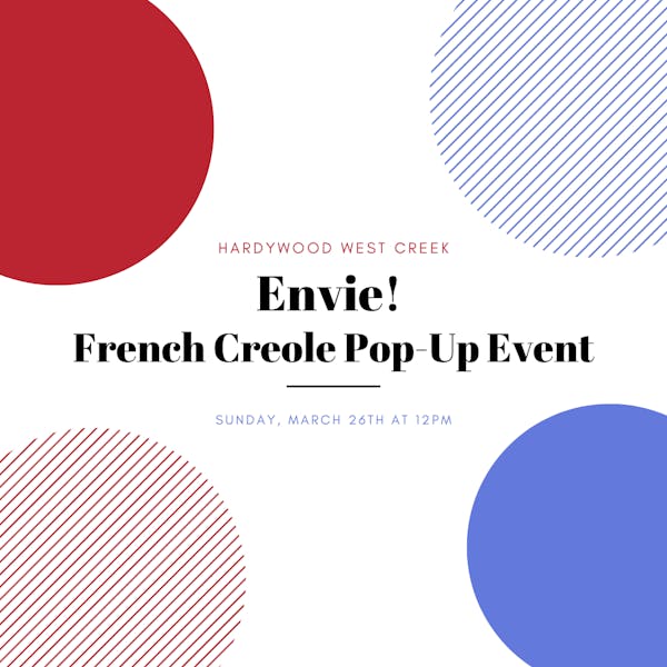 Envie! French Creole Pop-Up Event