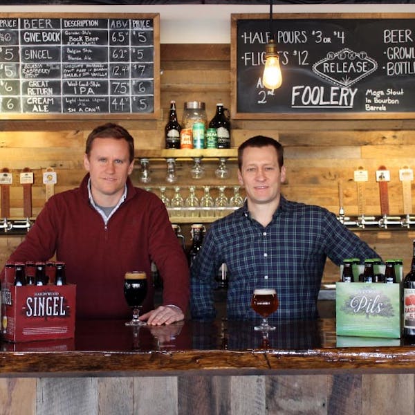 eric and patrick behind the bar eric and patrick behind the bar