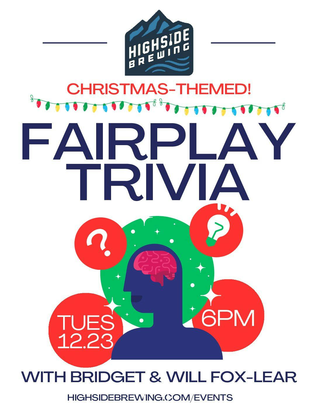 holiday trivia flyer