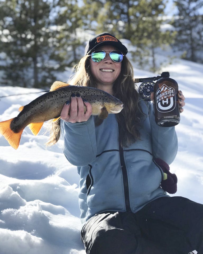 large trout and a growler
