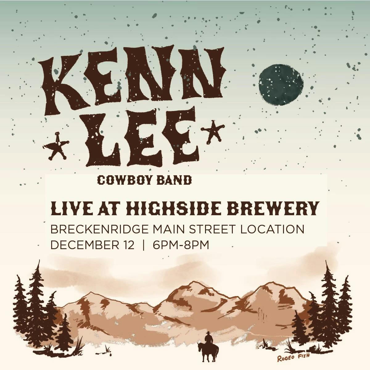 Kenn Lee Cowboy band flyer