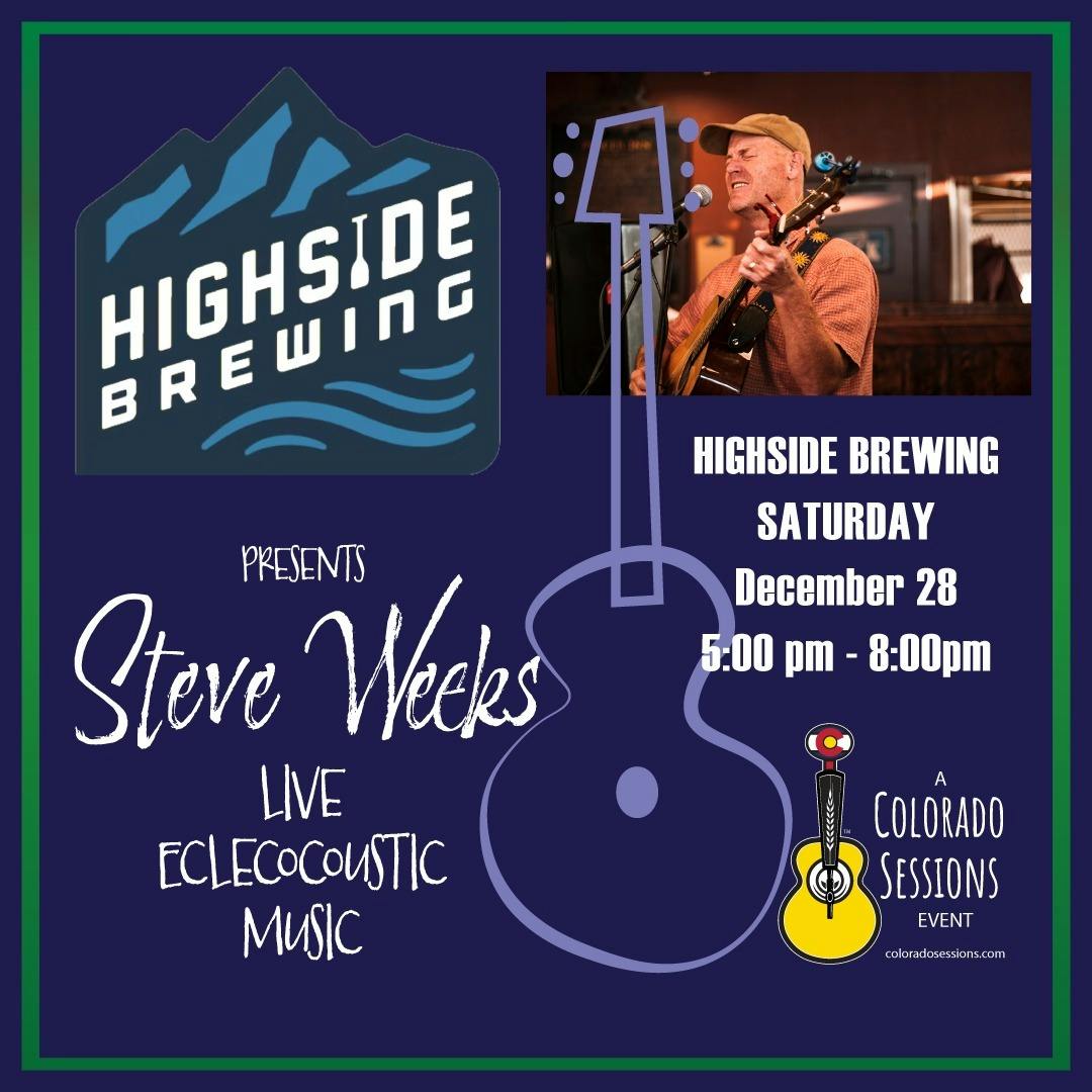 Steve Weeks music flyer