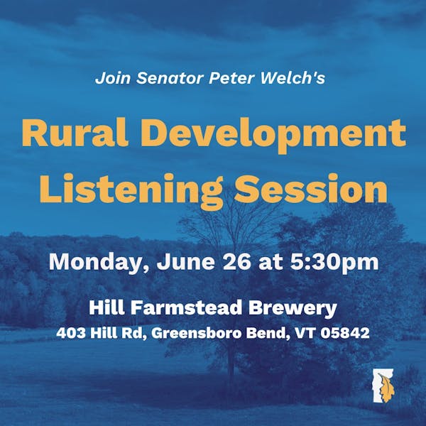 Sen. Welch Event at Hill Farmstead, 26 June