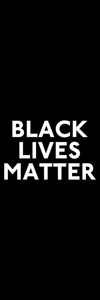 black lives matter vert banner copy