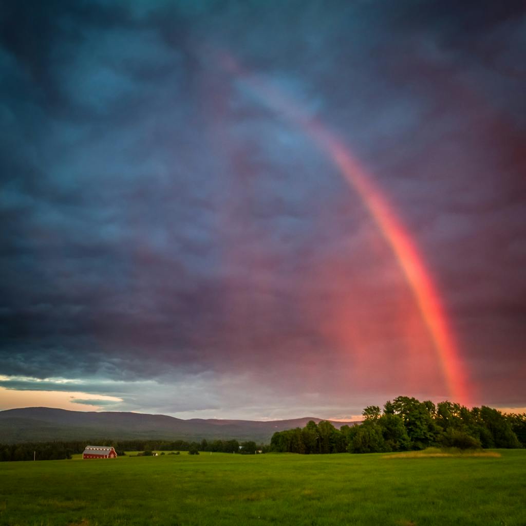 rainbow over jaffin