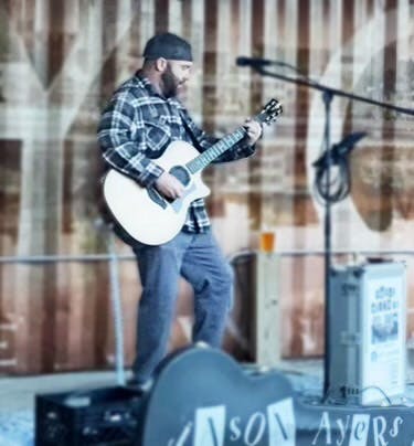 Jason Ayers on the Stage Holy City Brewing