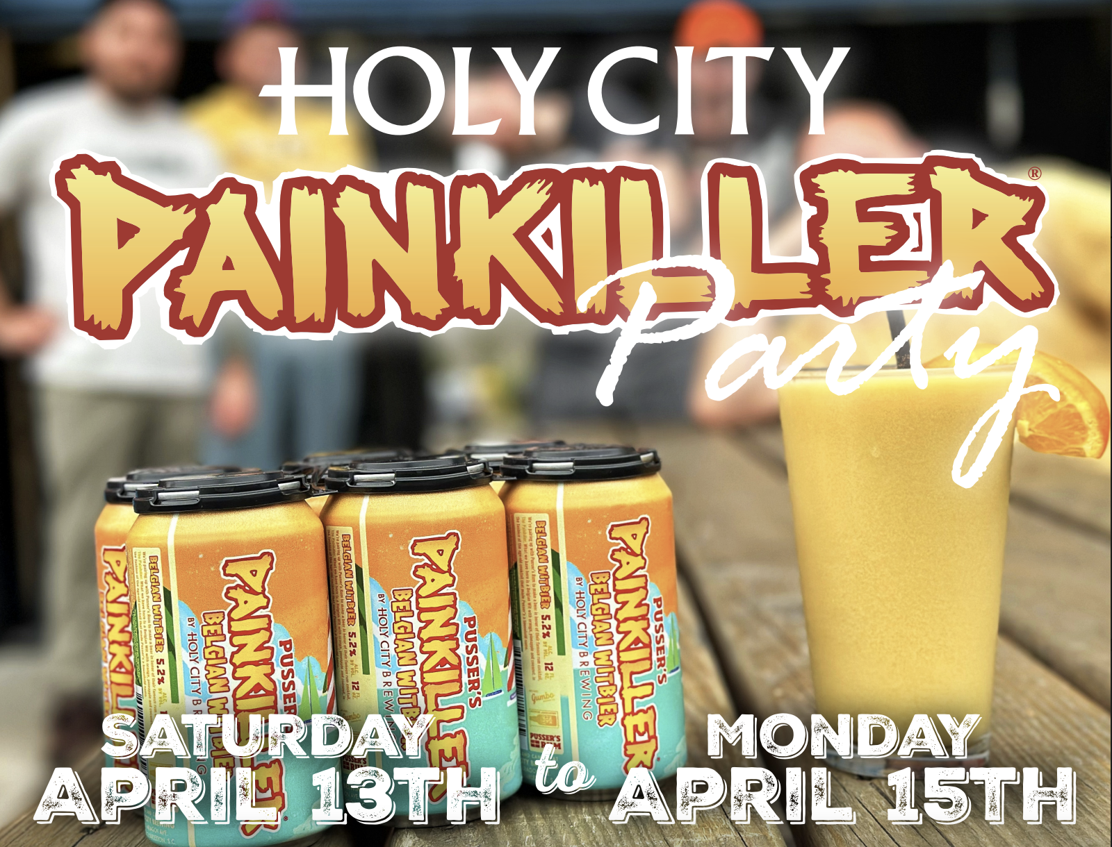HCB x Pusser’s Rum Present Painkiller Party Weekend!