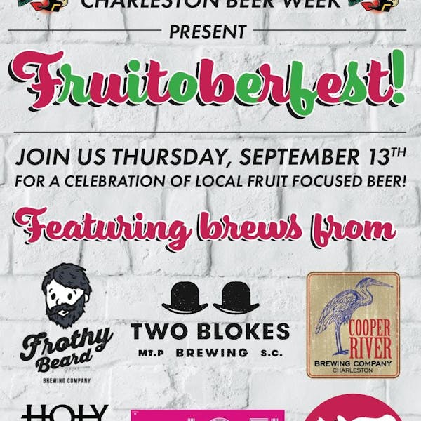 Fruitoberfest at the Tattooed Moose Downtown for Charleston Beer Week (Rescheduled!)