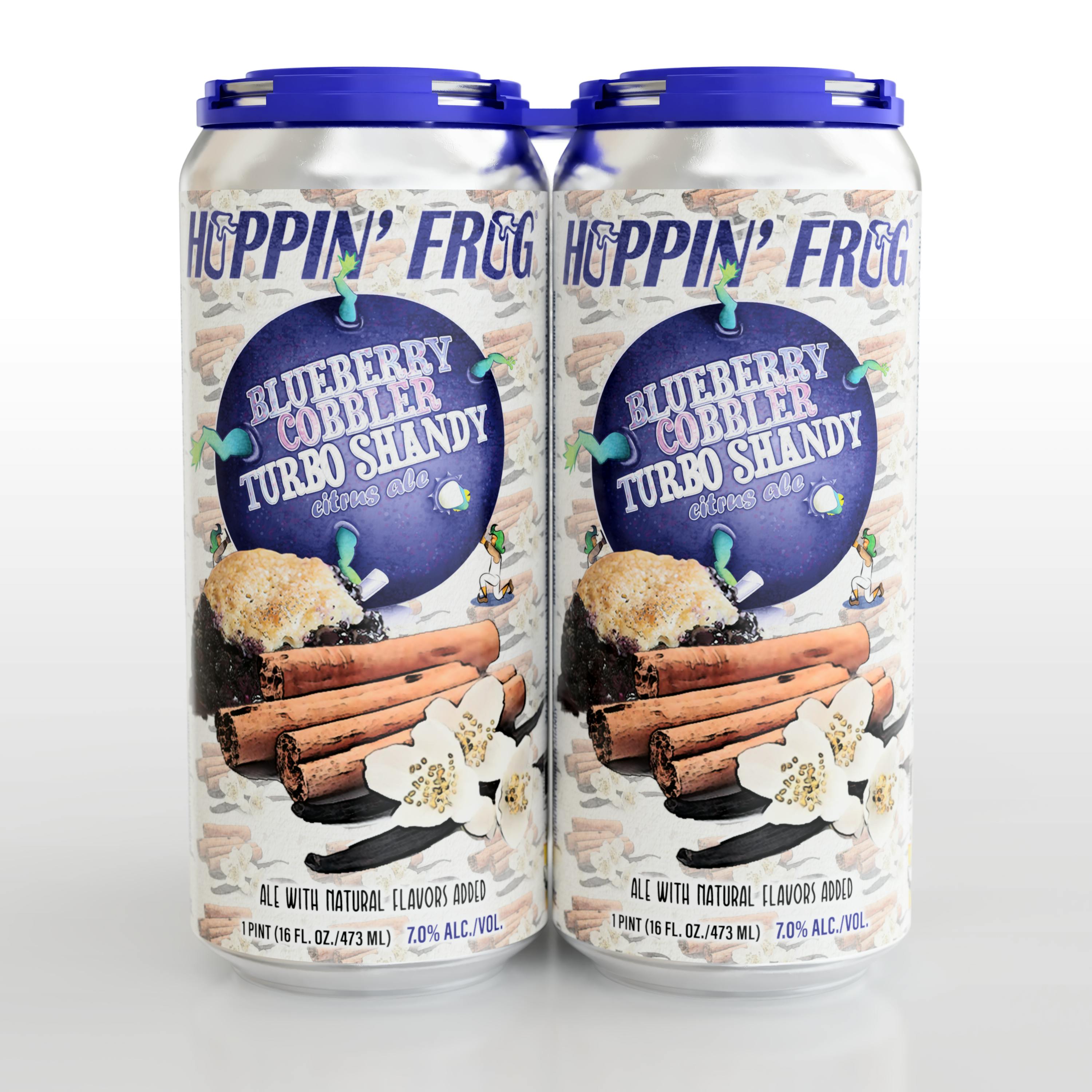 Blueberry Cobbler Turbo Shandy Citrus Ale | Hoppin' Frog