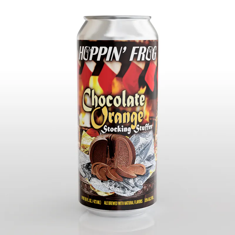 Chocolate Orange Stocking Stuffer Shandy by Hoppin' Frog Brewing Co