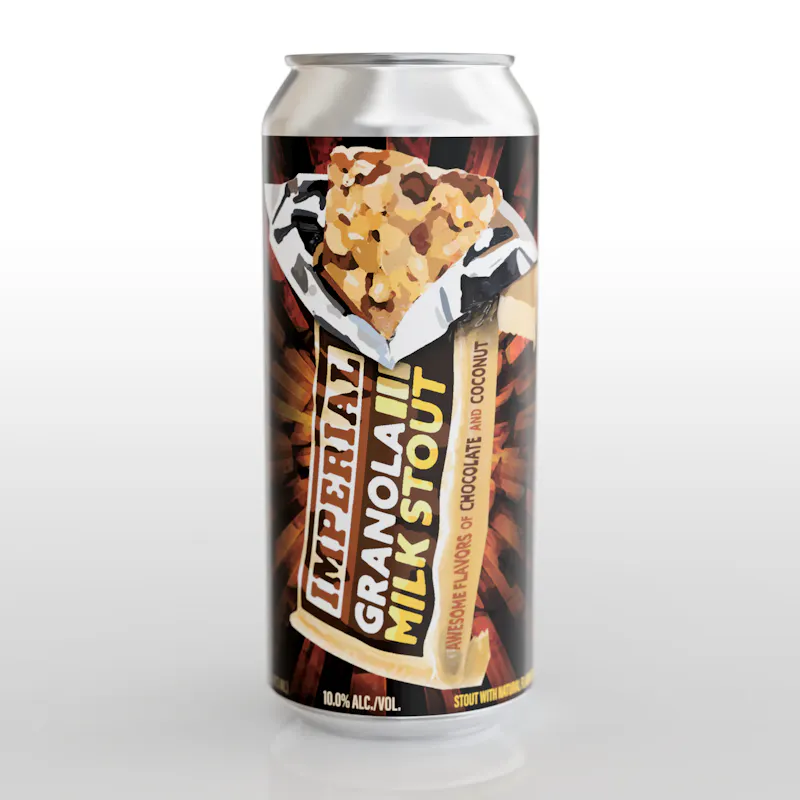 Imperial Granola Milk Stout (2023) by Hoppin' Frog Brewing Co