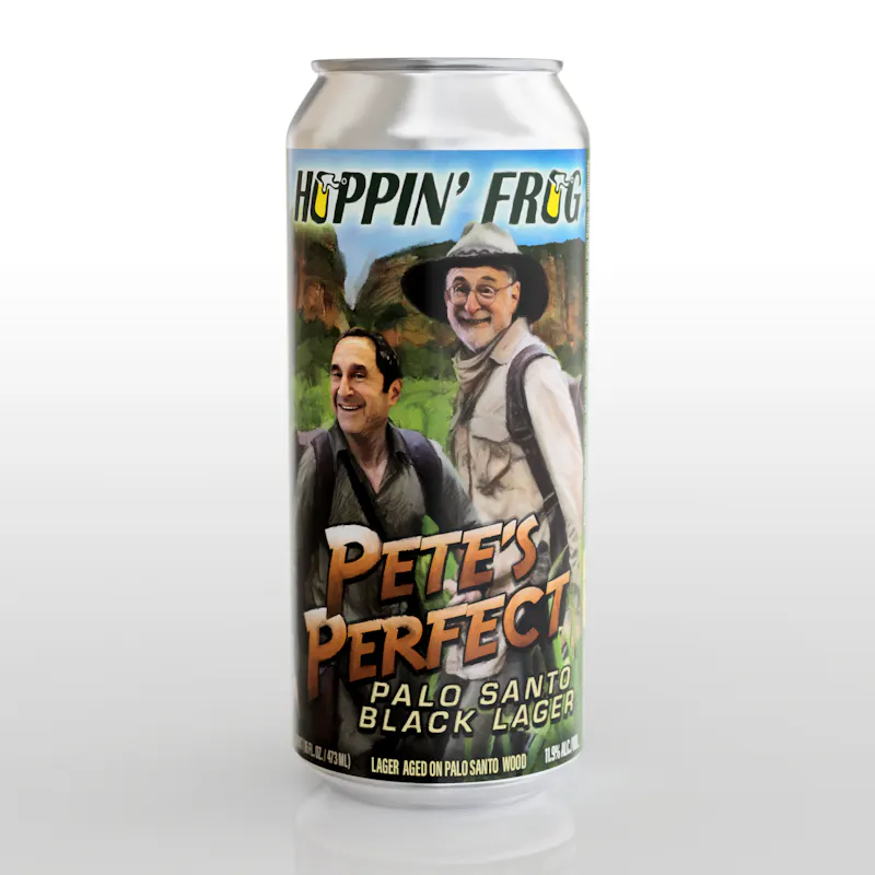 Pete’s Perfect Palo Santo Black Lager by Hoppin' Frog Brewing Co