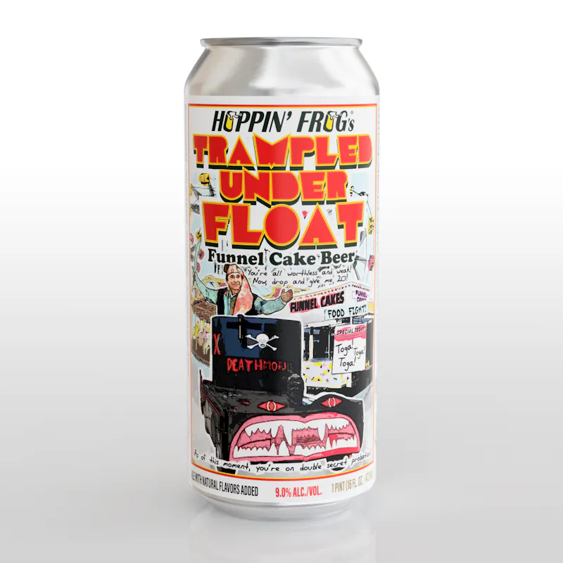 Trampled Under Float Funnel Cake Beer by Hoppin' Frog Brewing Co