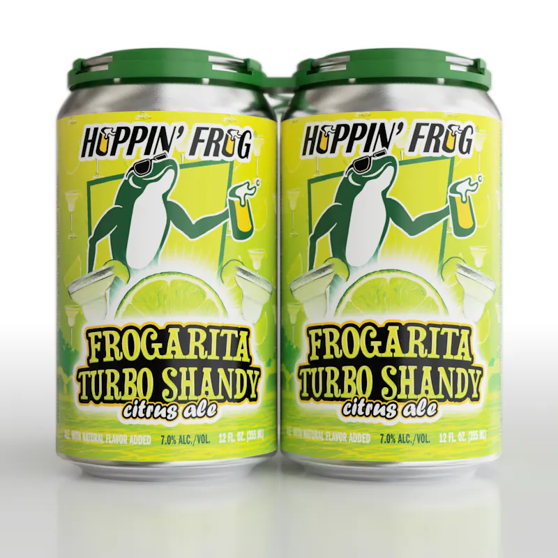 Frogarita Turbo Shandy Citrus Ale by Hoppin' Frog Brewing Co