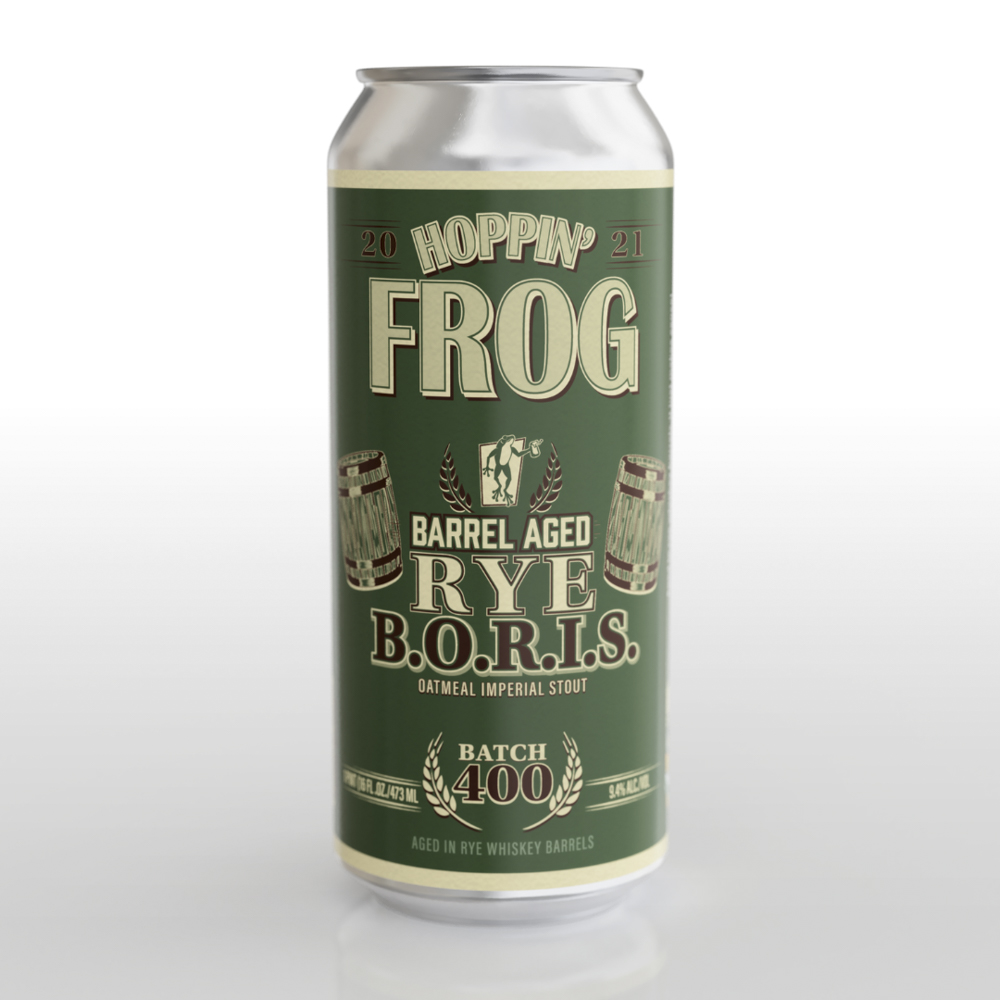 Rye Whiskey Barrel-Aged B.O.R.I.S. 400 | Hoppin' Frog