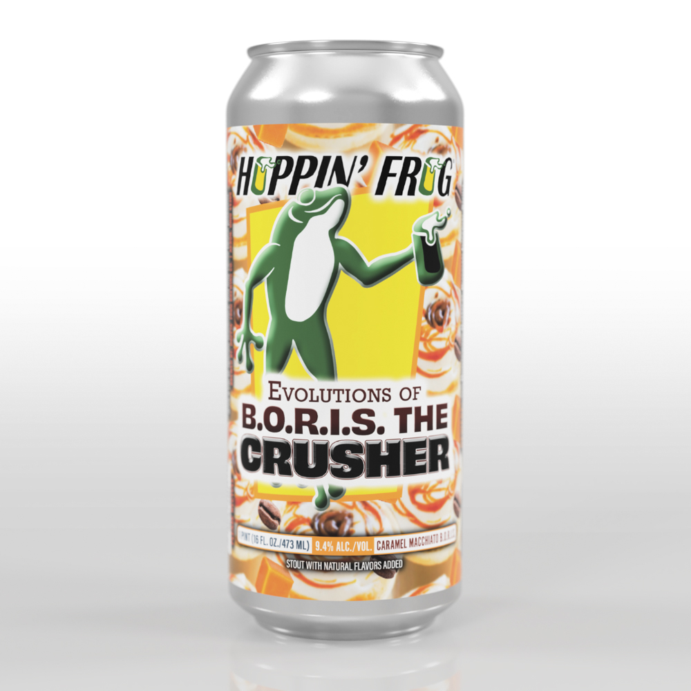 Image or graphic for Evolutions of B.O.R.I.S. The Crusher Caramel Macchiato Stout