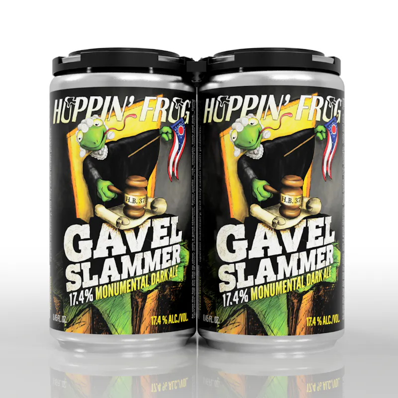Gavel Slammer Monumental Dark Ale by Hoppin' Frog Brewing Co