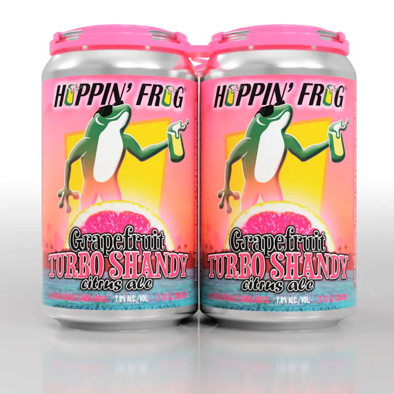 Grapefruit Turbo Shandy Citrus Ale by Hoppin' Frog Brewing Co