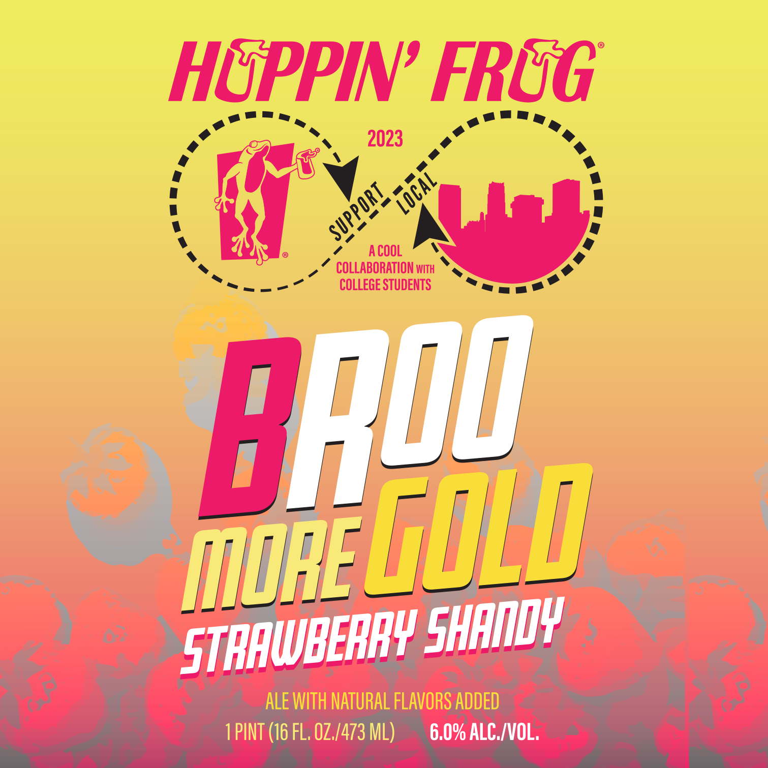 NEW RELEASE!!! Broo More Gold Strawberry Shandy