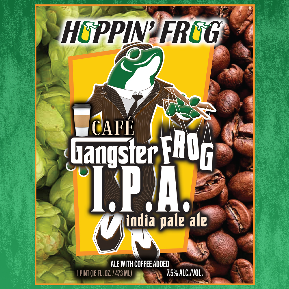 NEW RELEASE!!! Cafe Gangster Frog IPA