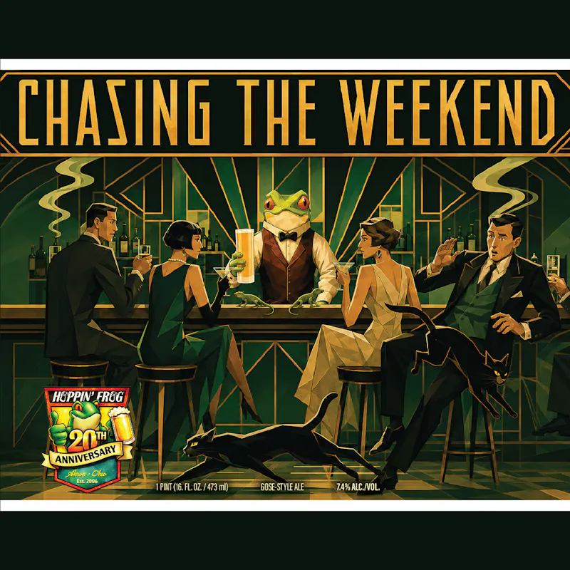 Chasing The Weekend Gose by Hoppin' Frog Brewing Co