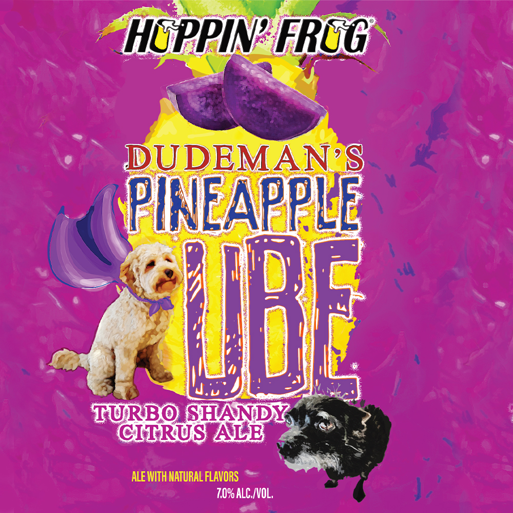 SPECIAL RELEASE PARTY!!! Dude man’s Pineapple Ube Turbo Shandy Citrus Ale