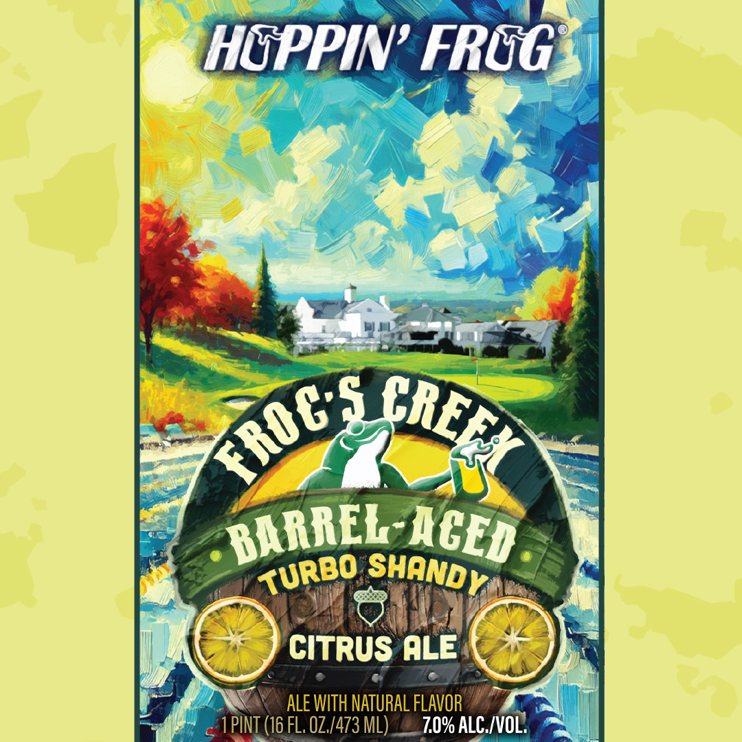 New Release!!! Frog’s Creek Barrel-Aged Turbo Shandy Citrus Ale
