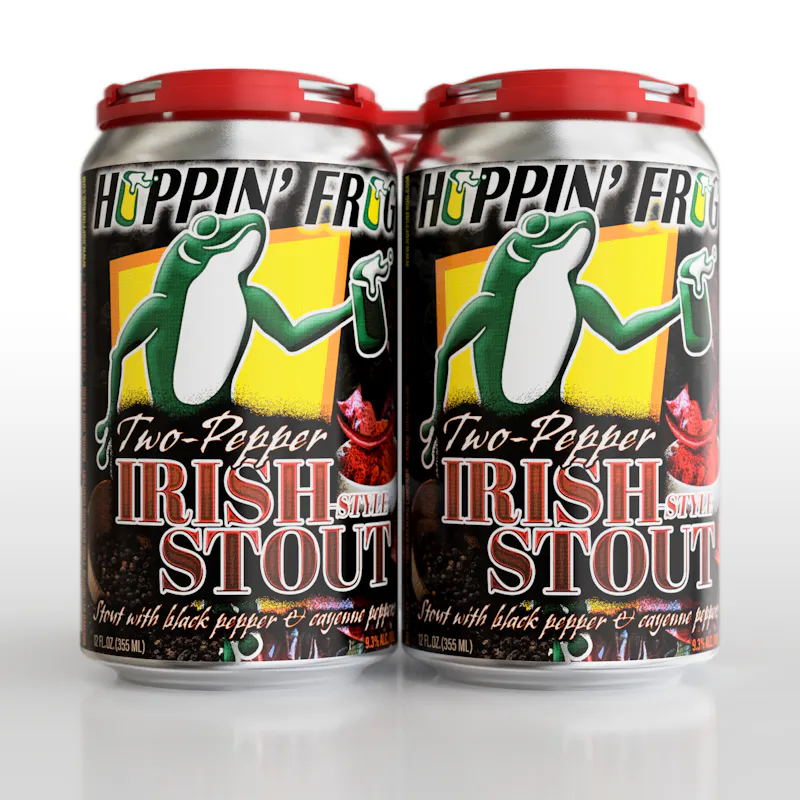 Two Pepper Irish-style Stout by Hoppin' Frog Brewing Co