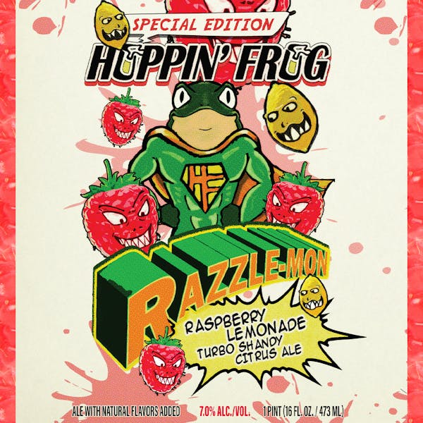Razzle-Mon Raspberry Lemonade Turbo Shandy Citrus Ale