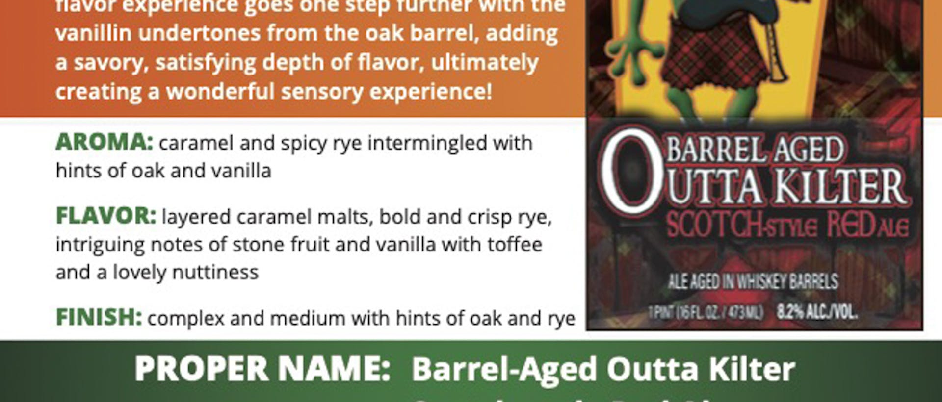 HF_Sell Sheet - Barrel-Aged Series - Barrel-Aged Outta Kilter Wee Heavy Scotch-style Red Ale (updated 02-15-22)