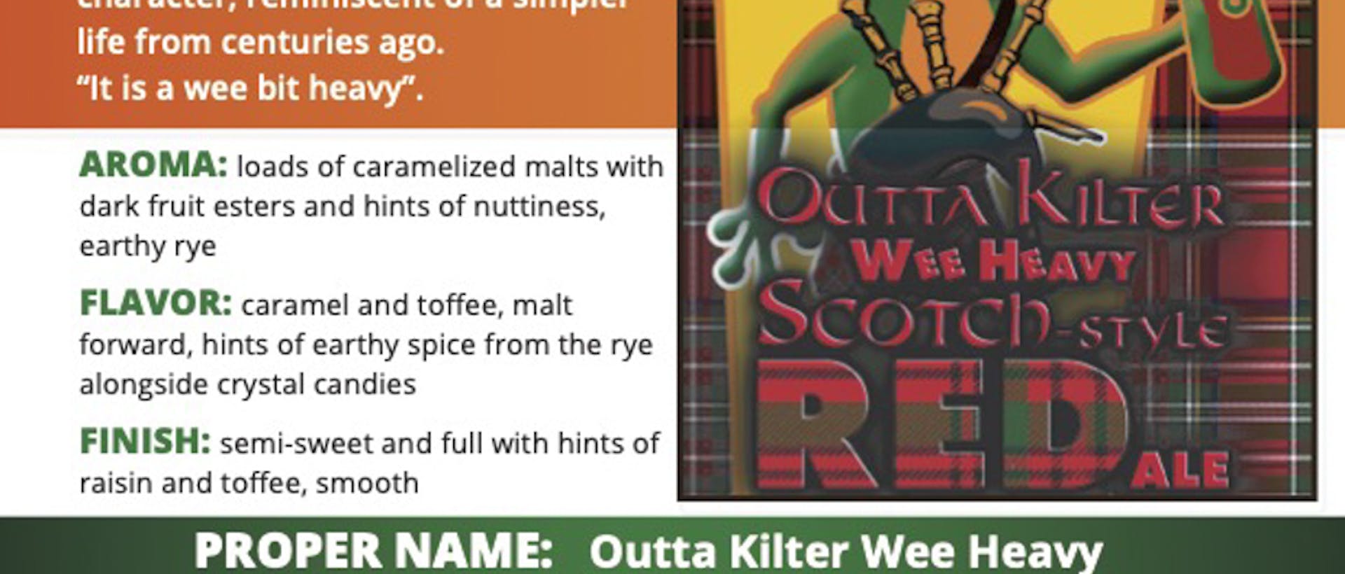 HF_Sell Sheet - Seasonal Series - Outta Kilter Wee Heavy Scotch Style Ale (updated 01-27-22)