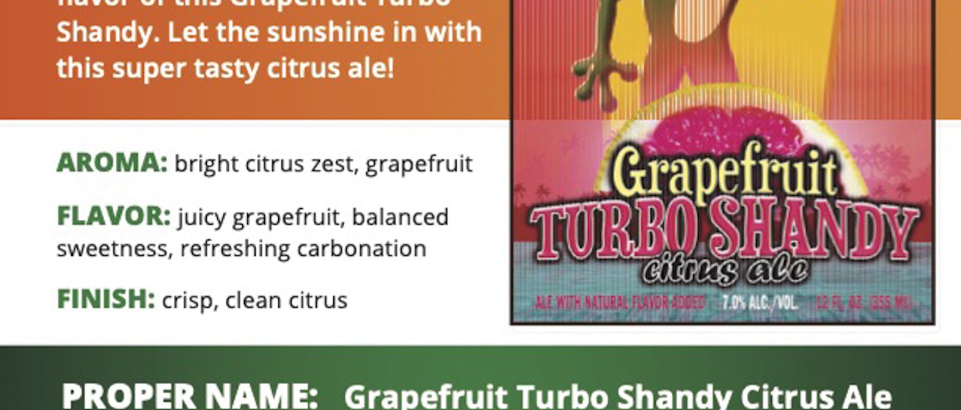 HF_Sell Sheet - Shandy Series - Grapefruit Turbo Shandy Citrus Ale (updated 01-19-2022)