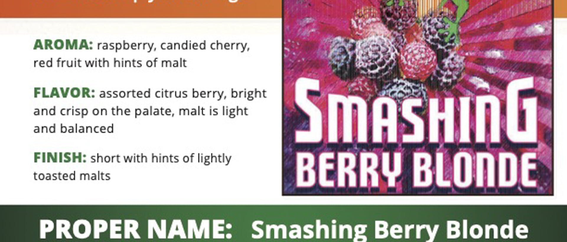 HF_Sell Sheet - Smashing Series - Smashing Berry Blonde (updated 07-12-22)