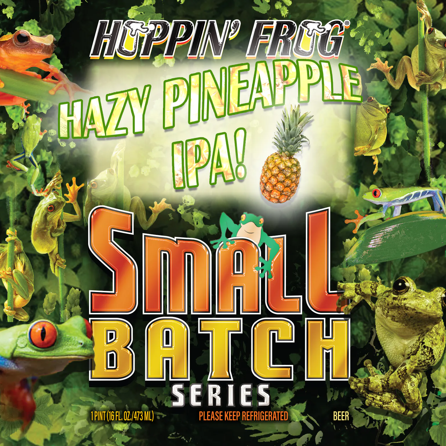 Hazy Pineapple IPA | Hoppin’ Frog