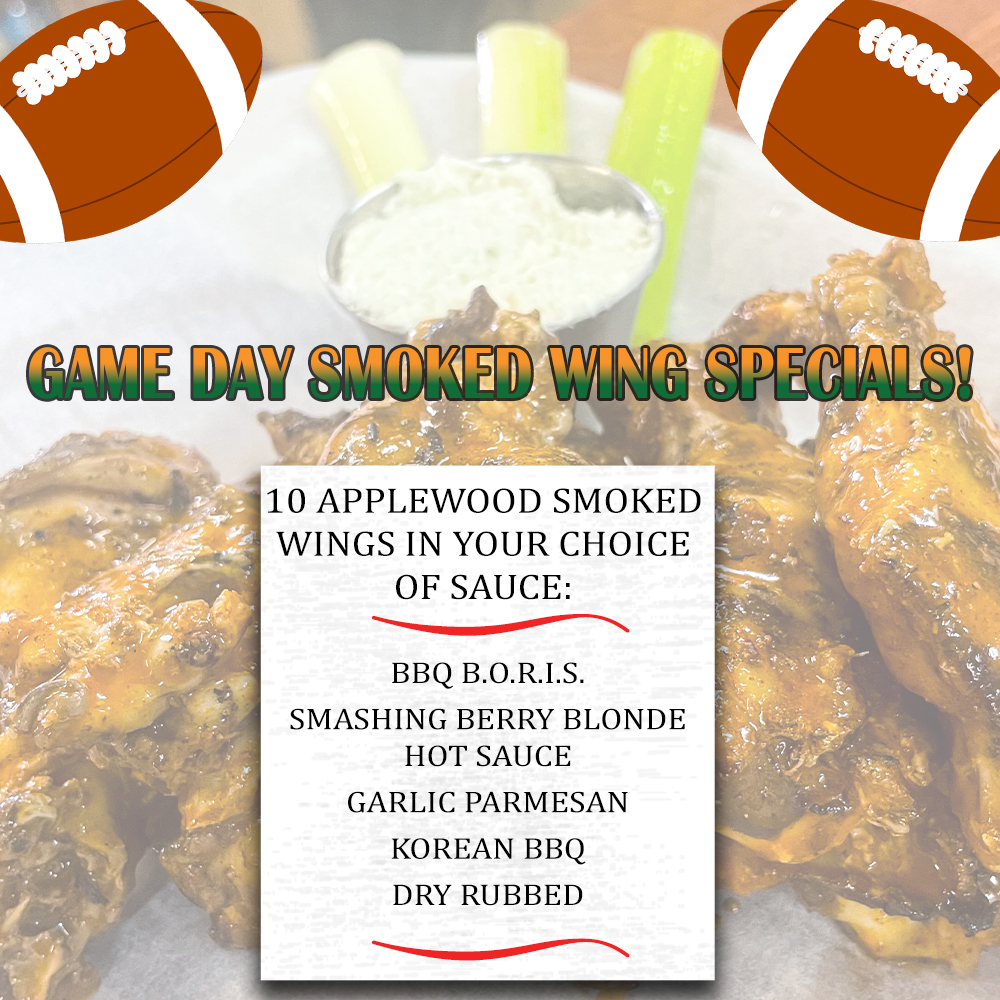 Smoked Chicken Wing Special