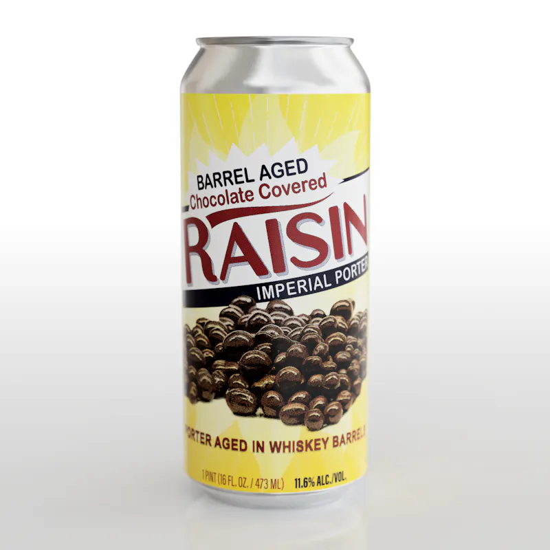 Barrel-Aged Chocolate Covered Raisin Imperial Porter (2022) by Hoppin' Frog Brewing Co