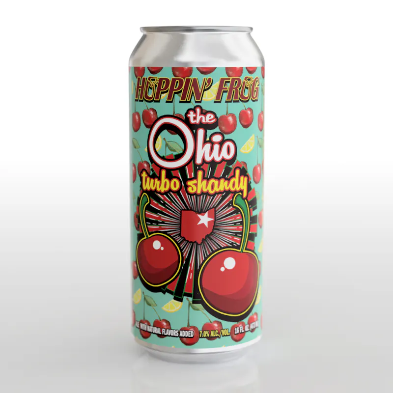 The Ohio Turbo Shandy Citrus Ale by Hoppin' Frog Brewing Co