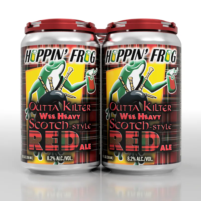 Outta Kilter Wee Heavy Scotch-style Red Ale by Hoppin' Frog Brewing Co