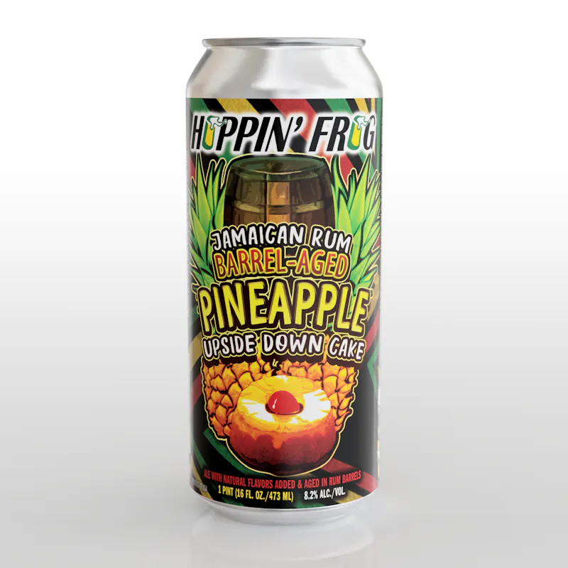Jamaican Rum Barrel-Aged Pineapple Upside Down Cake by Hoppin' Frog Brewing Co